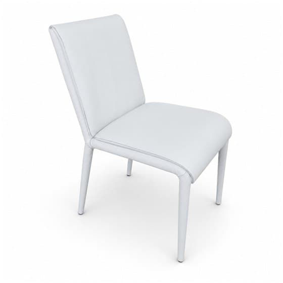 Milano real leather dining chair